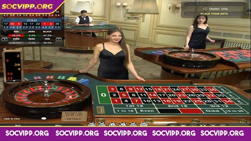 Live Casino của Socvip là địa điểm lý tưởng của bet thủ