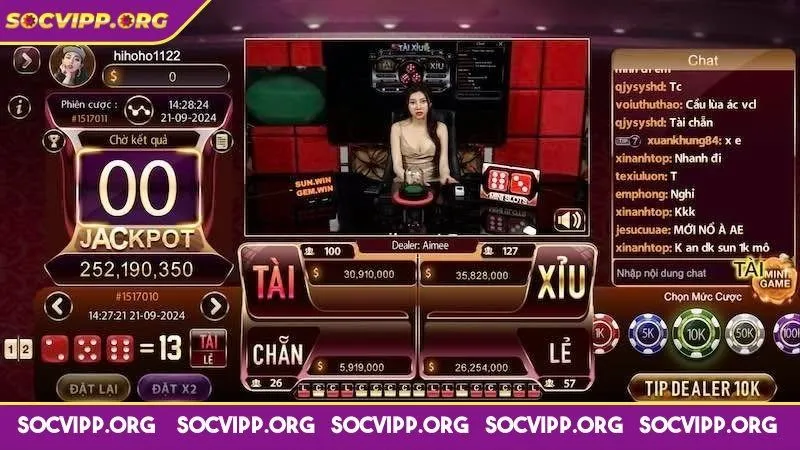 Tài xỉu livestream socvip đảm bảo đem đến trải nghiệm mới lạ